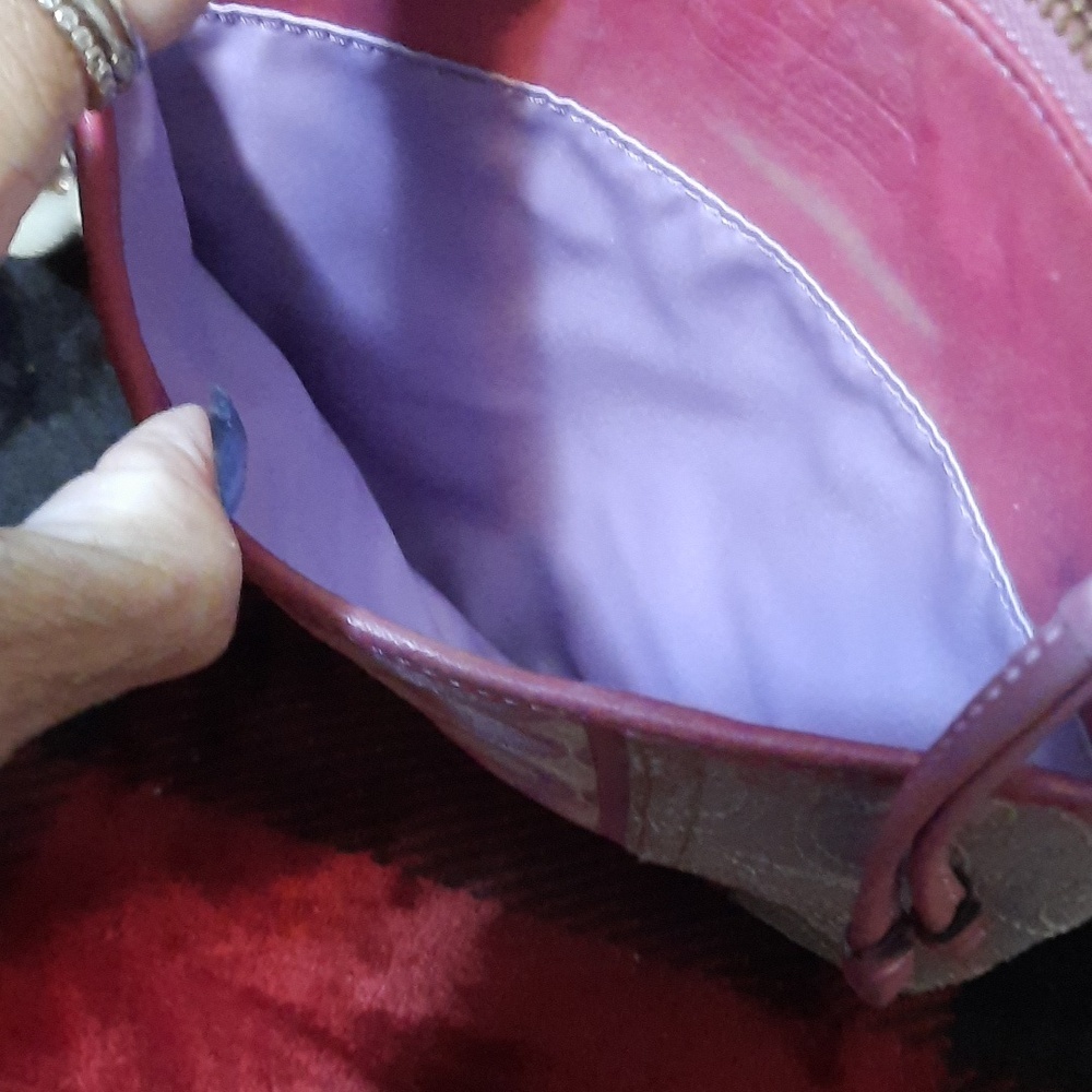Coach Pink Patchwork Crossbody Bag - Picture 5 of 9